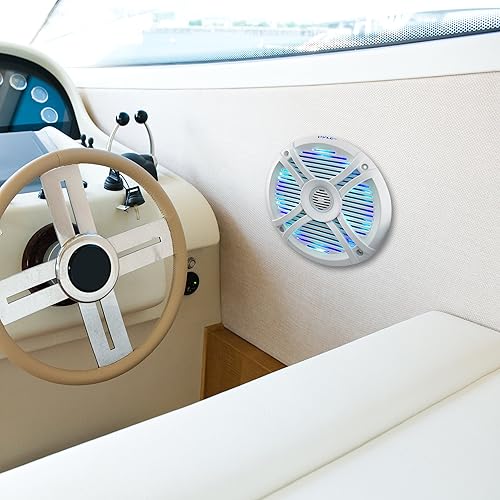 Miniatura 7 de Pyle Altavoces marinos impermeables duales de 6.5 pulgadas - 250 W al aire libre para cochebarco altavoces estéreo estéreo impermeablea prueba de