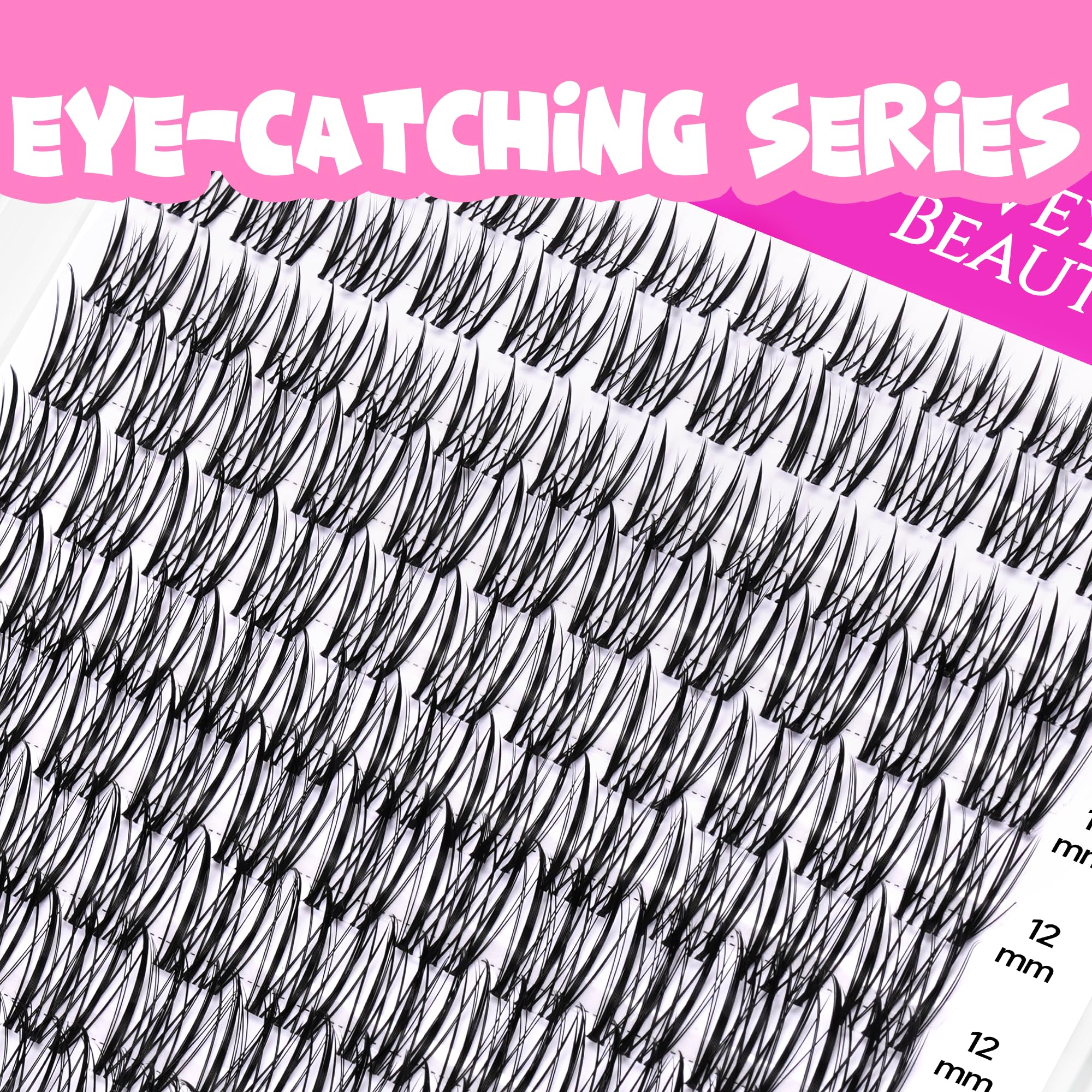 VEYESBEAUTY Eyelash Clusters - Lightweight DIY Lash Extensions