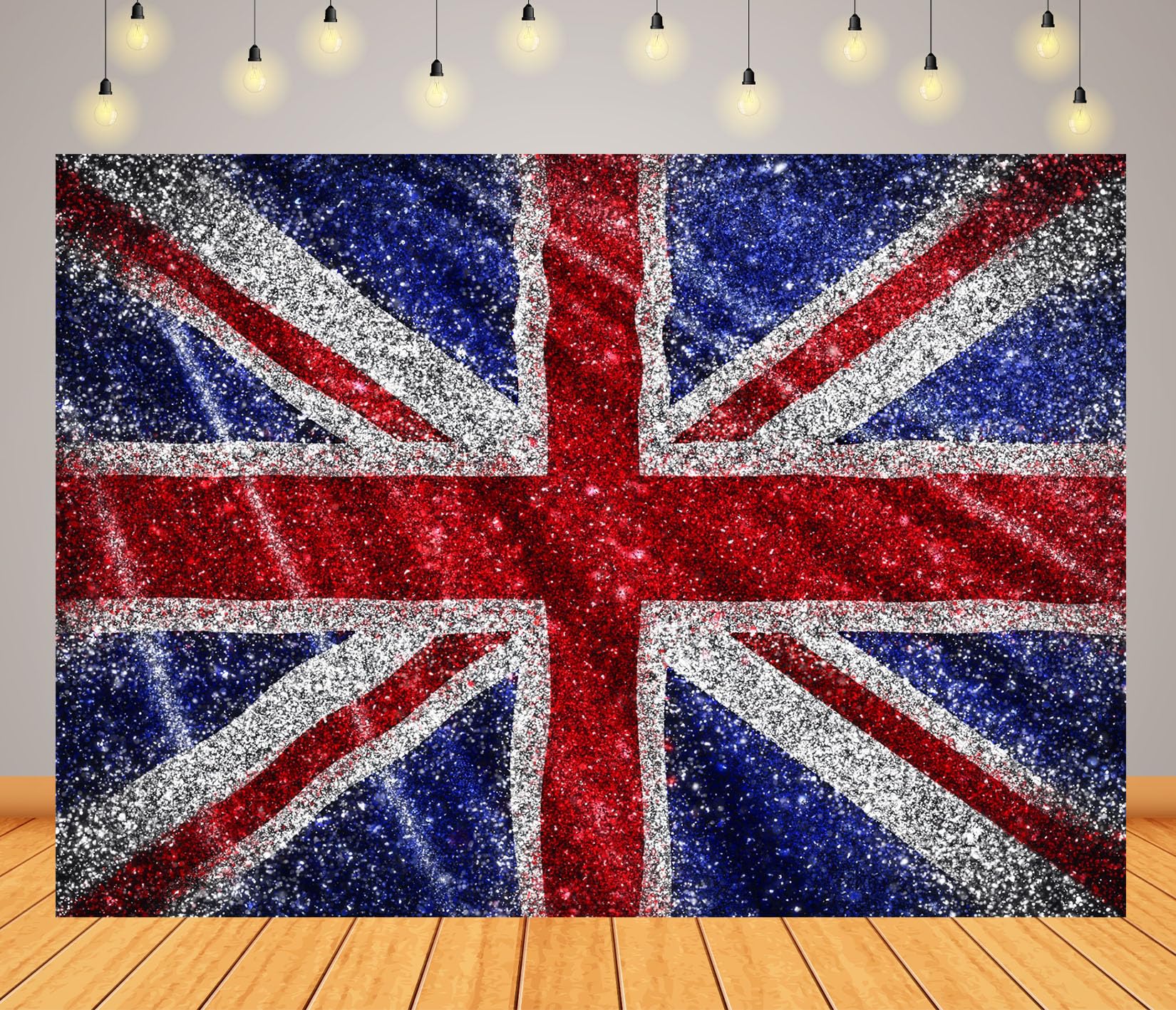 15x8FT Bandera Británica Vintage Fondo Fotográfico