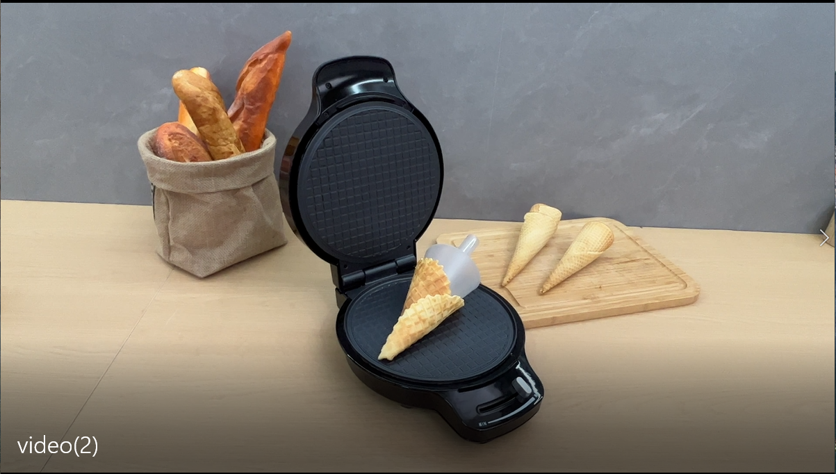 Amazon.com: FOHERE Waffle Cone Maker Machine and Ice Cream Bowl