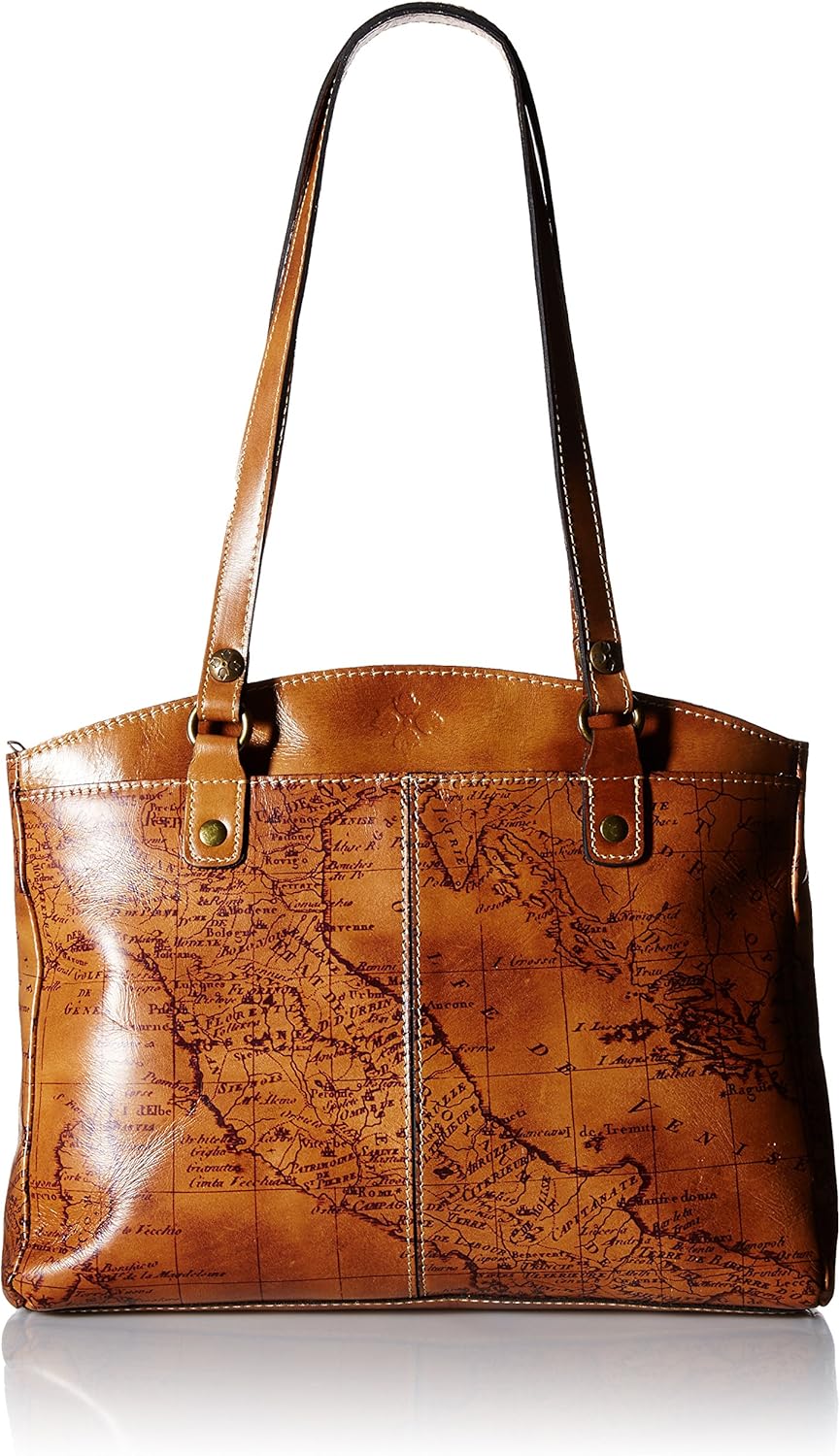 Patricia Nash Poppy Top Zip Tote Shoulder Bag