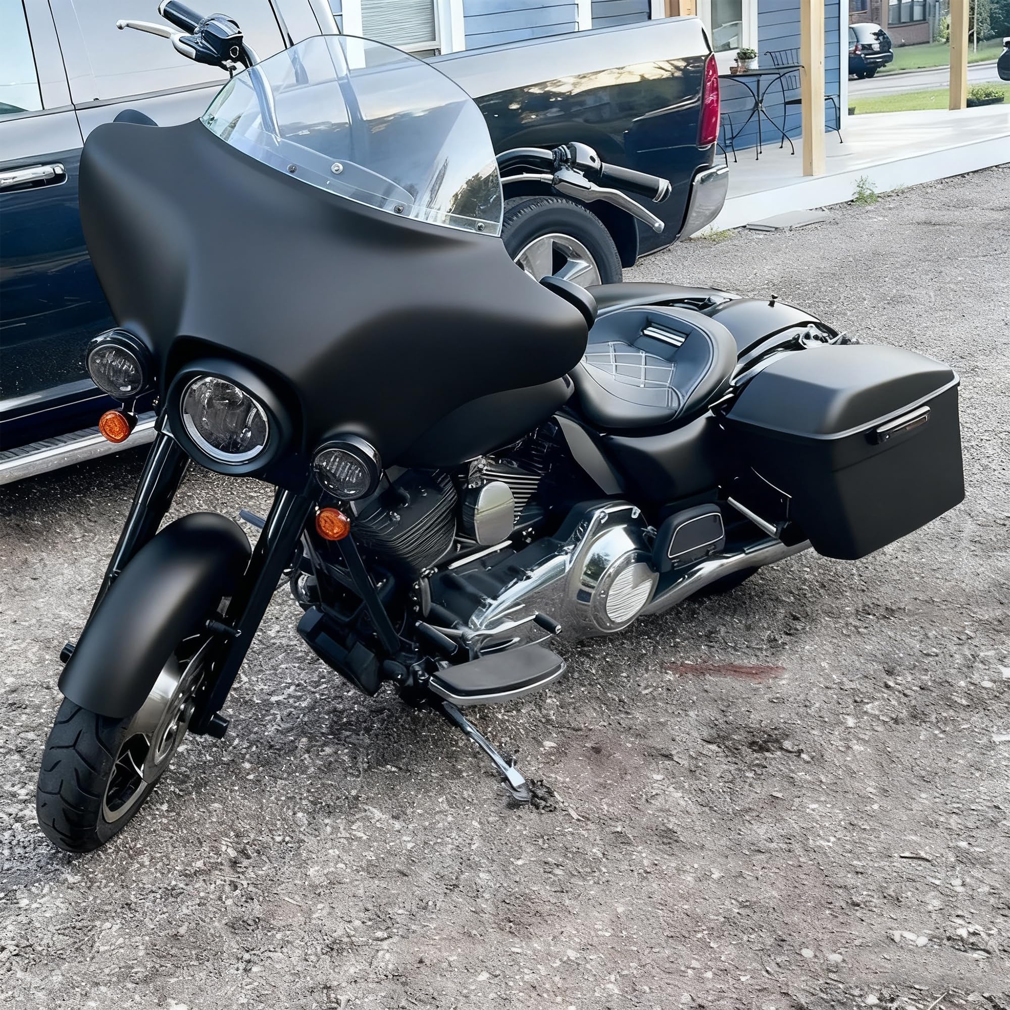 Amazon.com: KUAFU Front Outer Batwing Fairing Compatible with 1996
