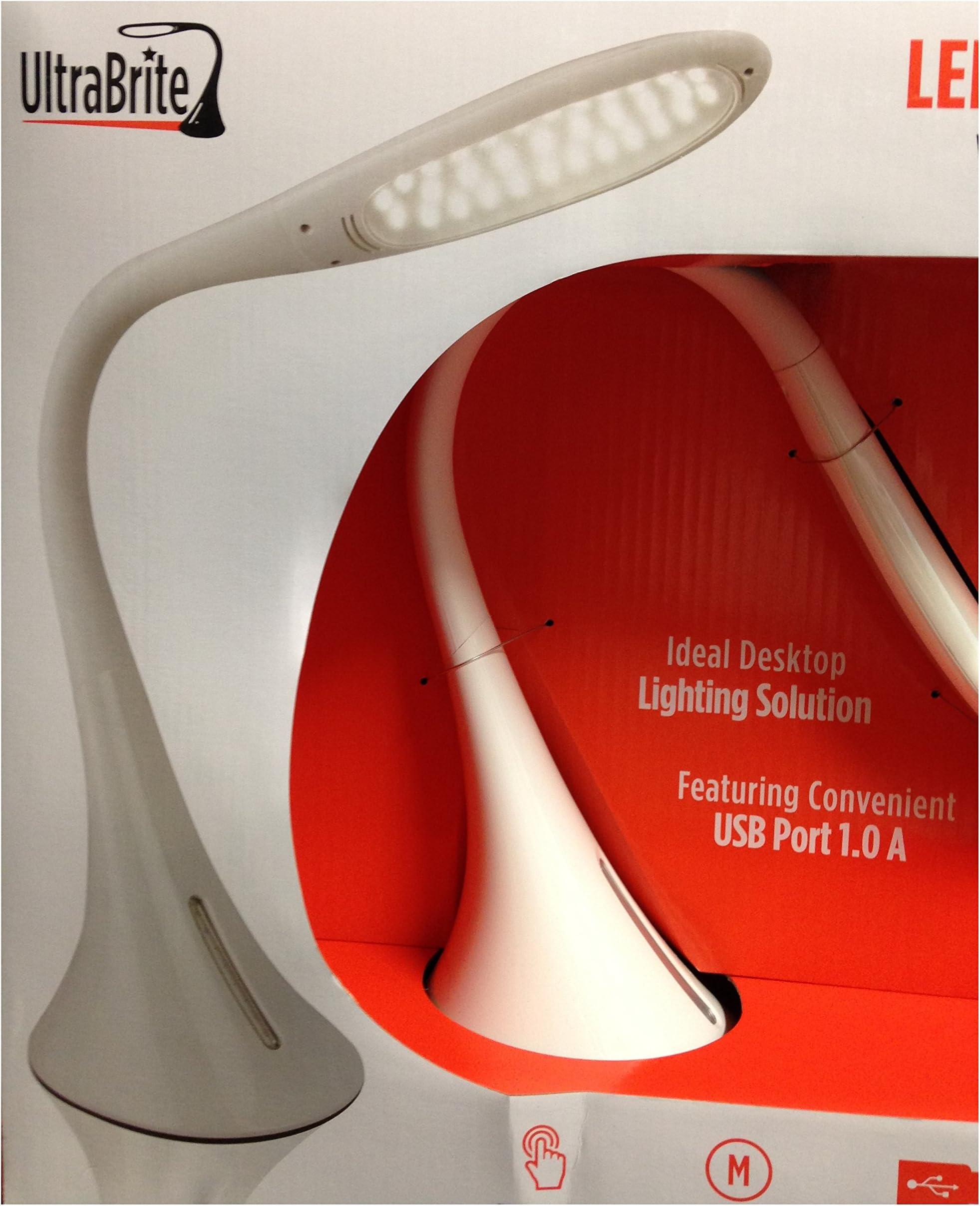 Led Desk Lamp With USB Port 1.0 A Touch Control with 3 Modes Cold/Warm/Natural Light