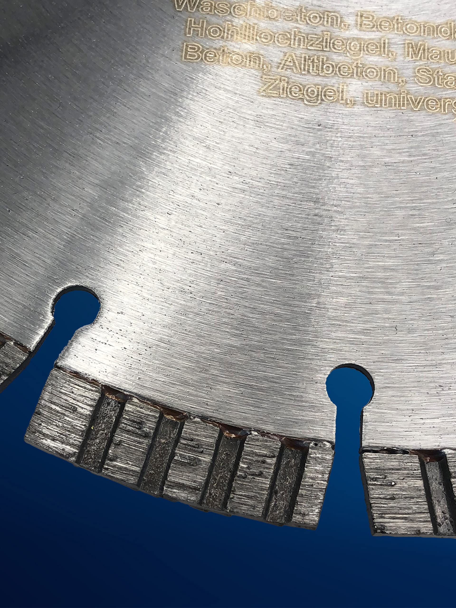 EDW Disco de corte de diamante profesional, 300 mm x 25,4 mm, Turbo Supercut, disco de corte de diamante universal para hormigón, hormigón armado, granito, mampostería