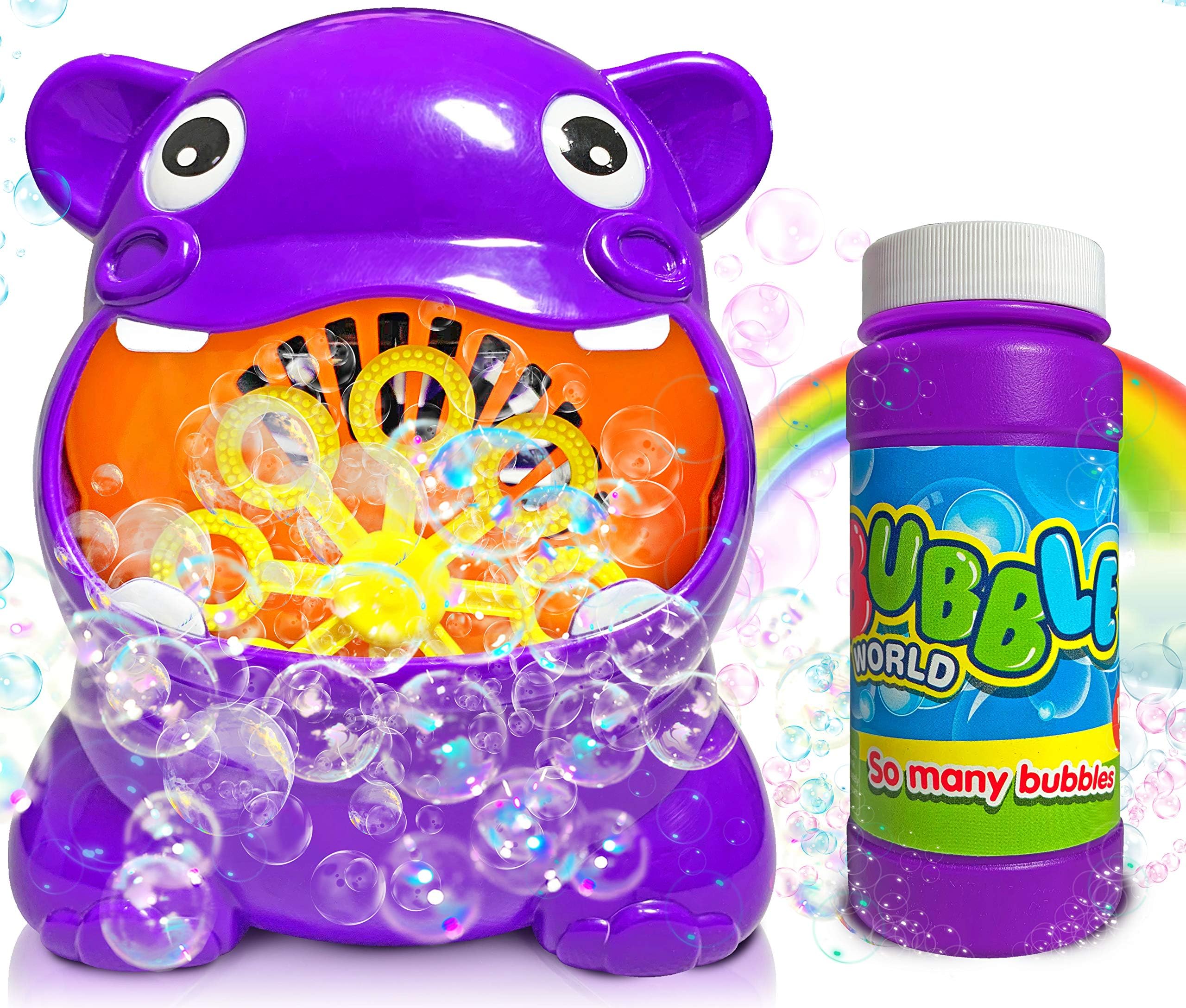 Bubble Machine For Kids With Liquid (UK COMPANY) Babies Children Bath Toys Bubble Machine For Dogs Kids Bubbles