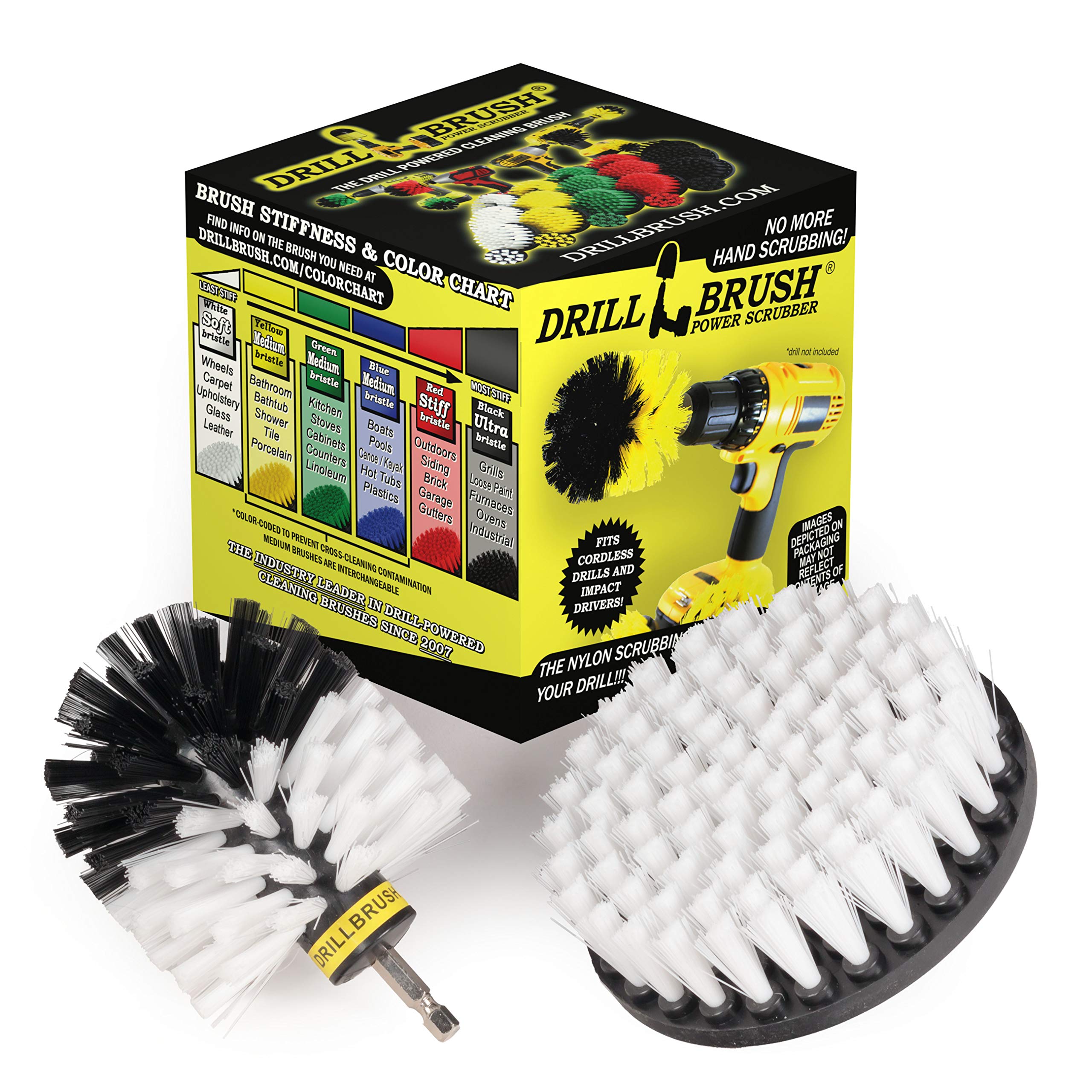 Vehicle Cleaning Supplies - Home Auto Detailing Drill Brush Set