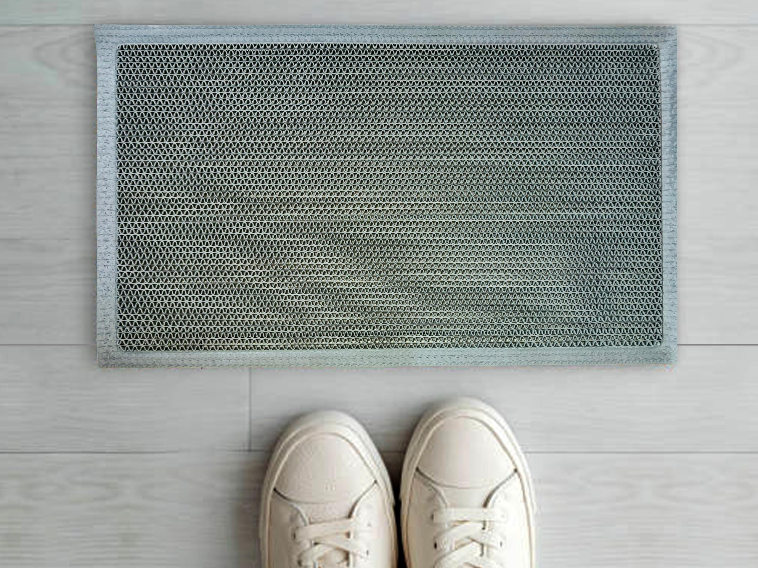 Novak Decors Anti-Skid Anti Slip Waterproof Grey Rubber Mat for Bathroom and Door Mat/Floor Home and Outdoor Entrance Door Mats, 16x24 Inch (40 X 60 Cm) (B0DH87T7VF) Amazon Price History, Amazon Price Tracker