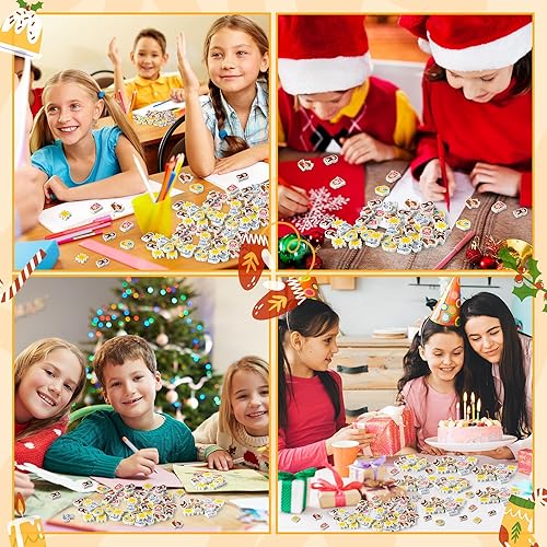 Miniatura 6 de ANGOLIO 60P - Borradores a granel de Navidad cristiana a granel para fiesta religiosa, borradores de dibujos animados con patrón de Jesues para