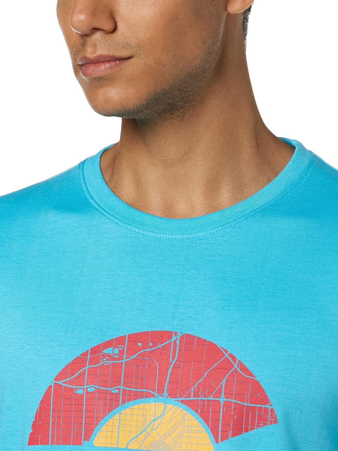 الرائد - تيشيرت بقبة دائرية مطبوع للرجال من دينيكلو 2026 - view 3