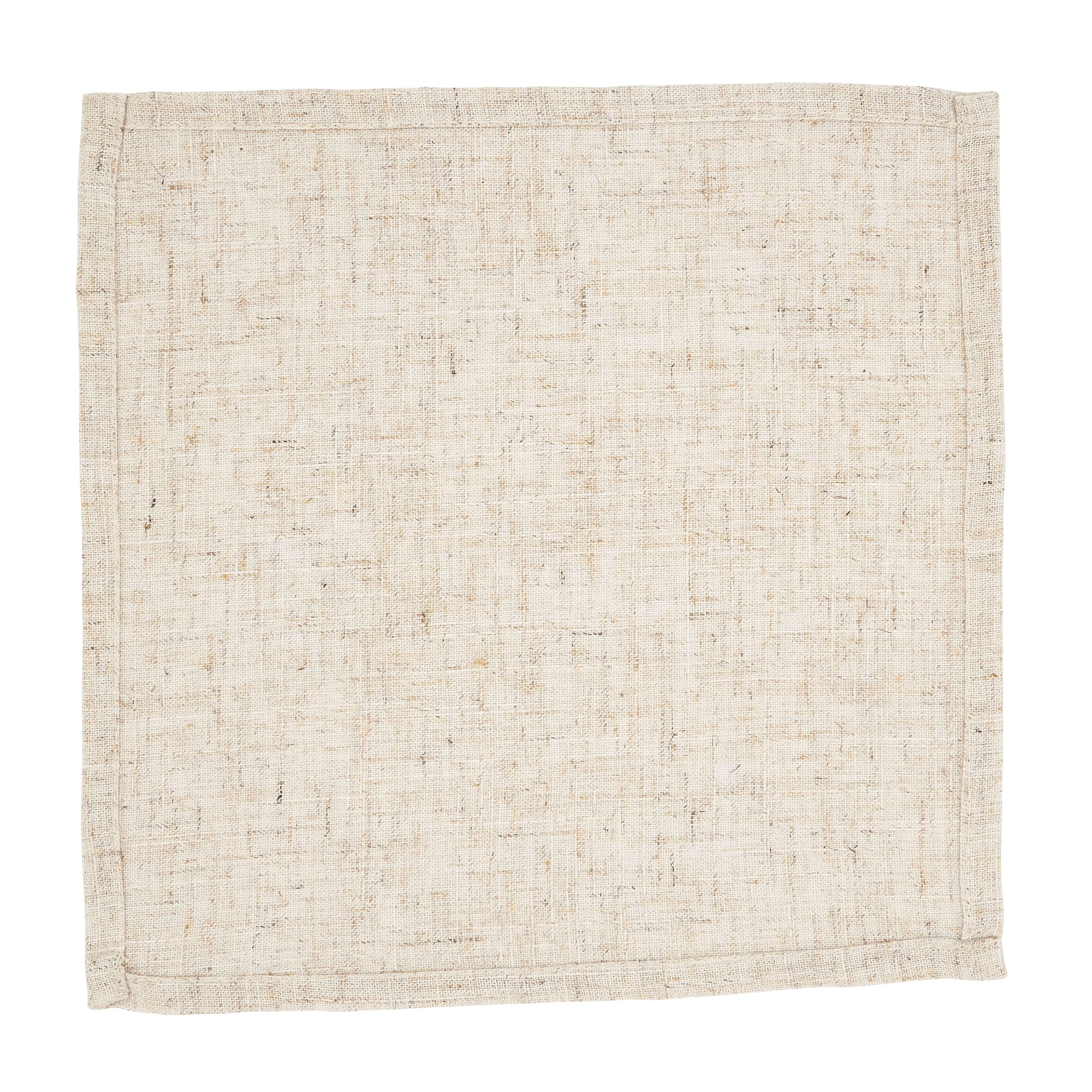 SARO LIFESTYLE Toscana Collection Cocktail Napkins with Plain Design (Set of 12), 10