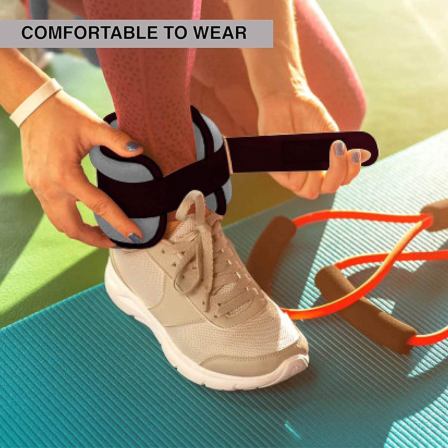 Cosco Ankle Weights, 1 kg x 2 (28058)