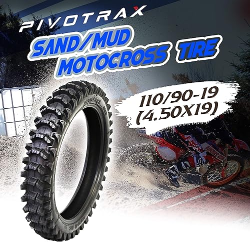 Miniatura 2 de PIVOTRAX Neumático de motocross SAND - Tamaño 11090-19 (4.50x19), Tipo de neumático Offroad, Aplicación Condiciones arenosas y fangosas, Capacidad