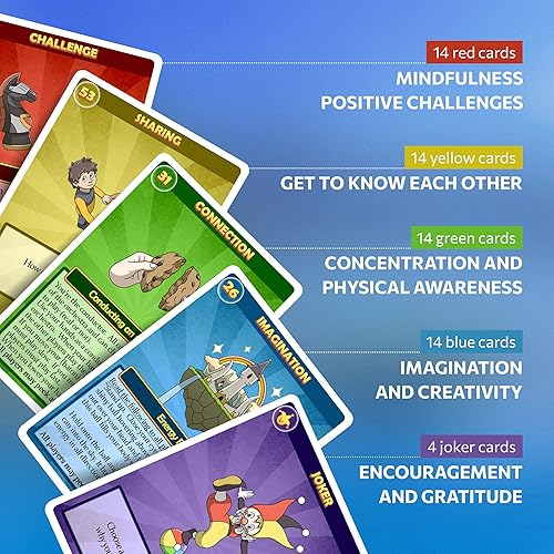 Miniatura 6 de Mindfulworld Mindfulness for Kids - Juego de terapia de cartas para niños Actividades de aprendizaje socioemocional - Juegos de terapia de