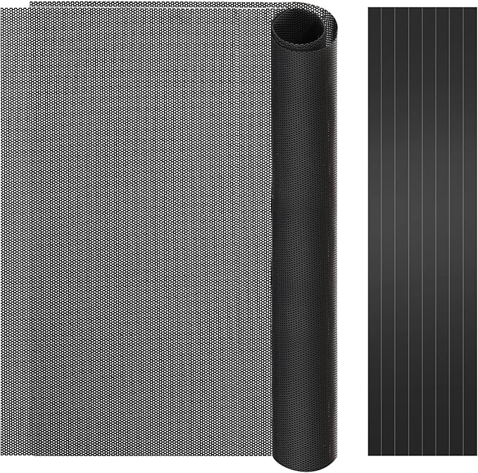 MoKo DIY PC Case Dust Mesh Filter, [2 Pack] PVC Dustproof Mesh Filter Cover, Mesh Hole