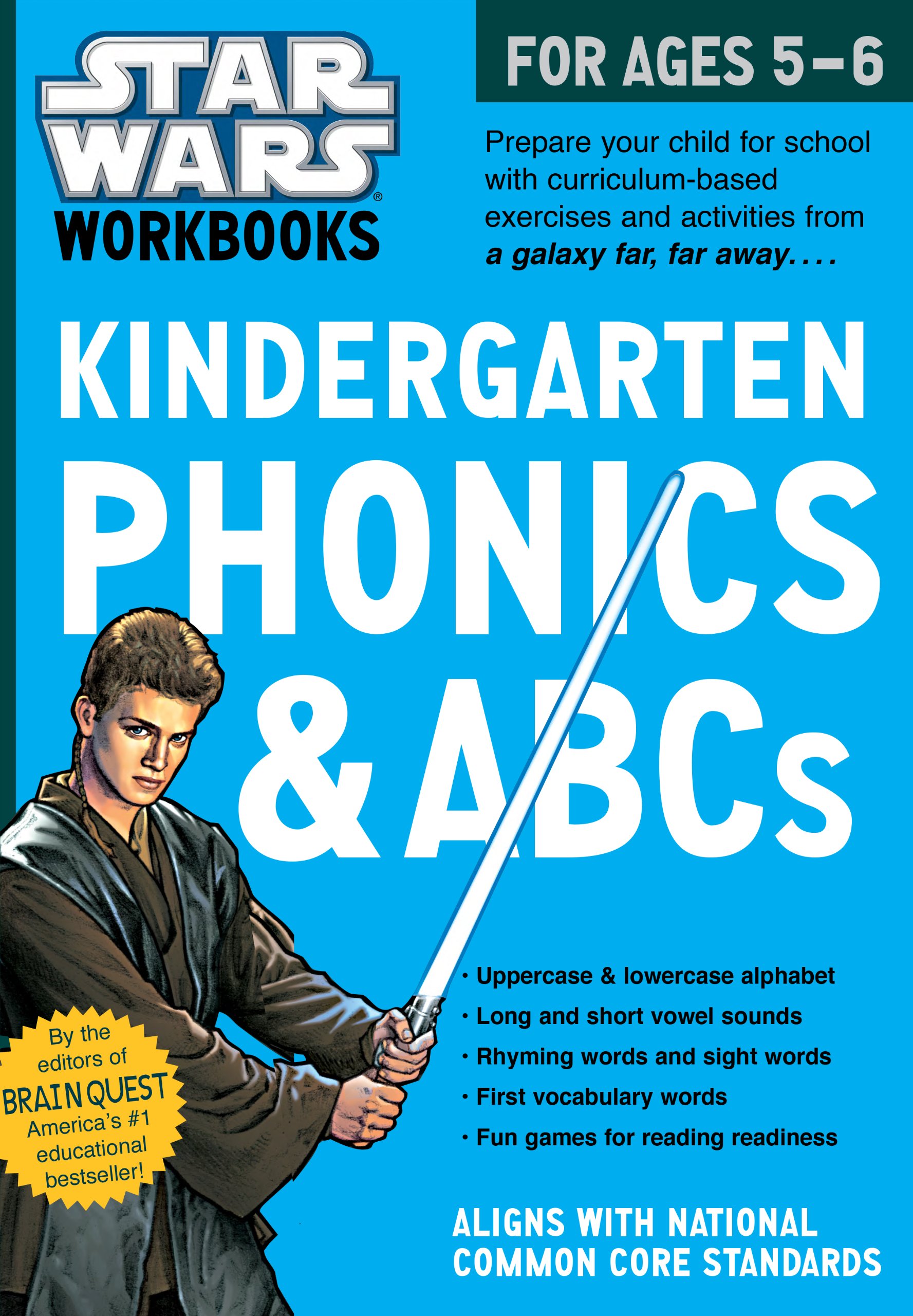 Star Wars Kindergarten Phonics & ABCs, for Ages 5-6 (Star Wars Workbooks)