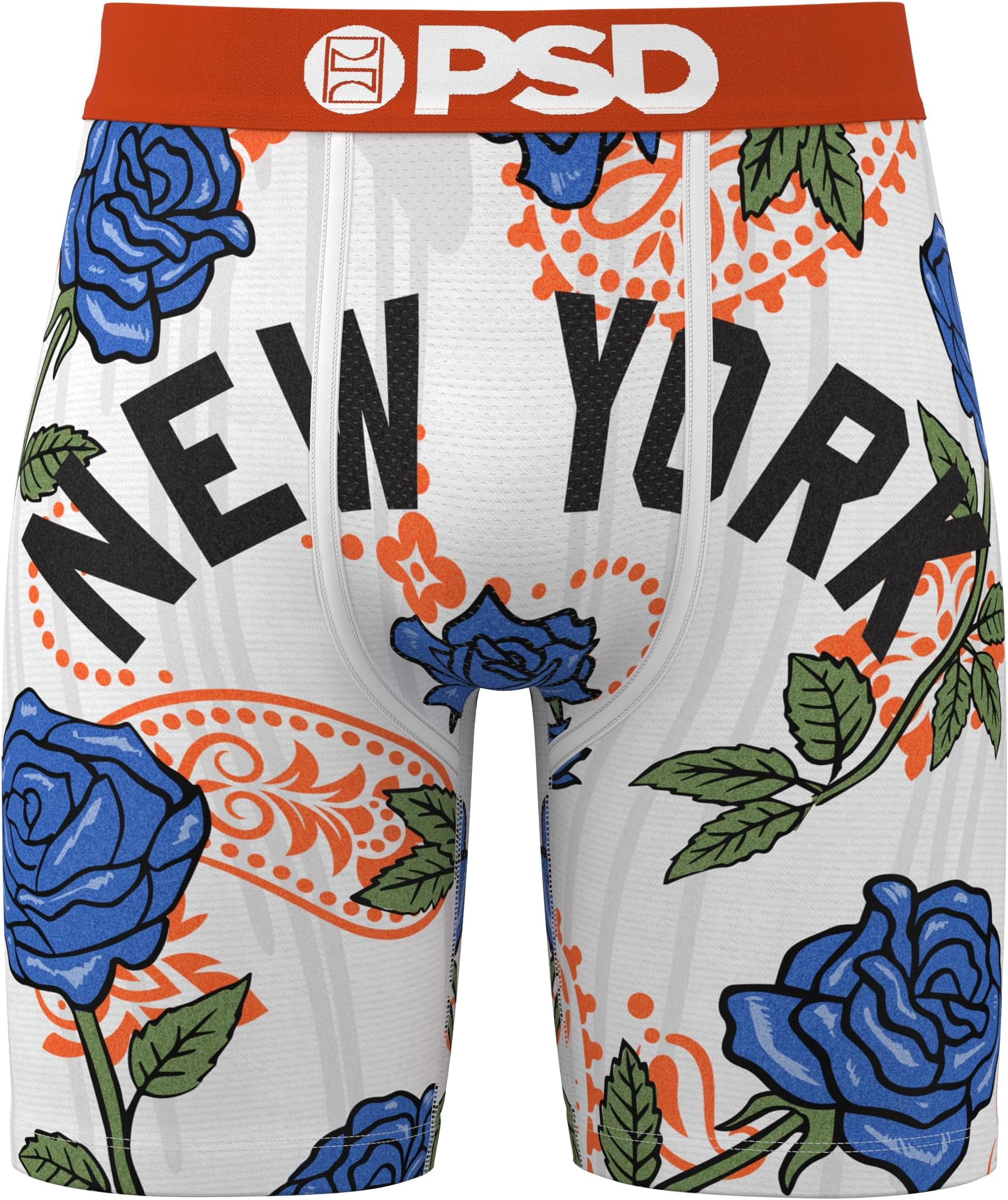 PSD Men's Ny Roses Boxer Brief, Multi, S