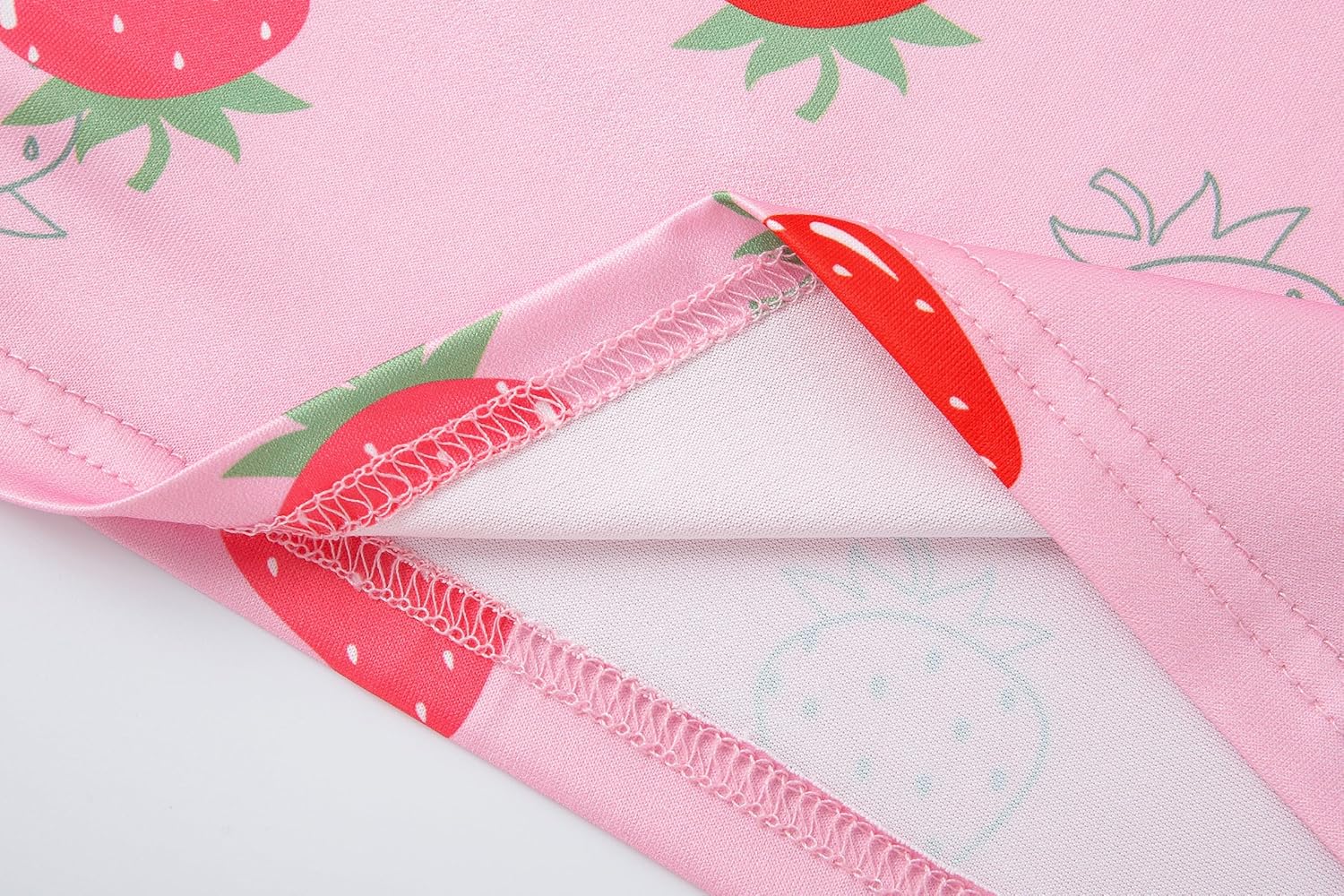 Girls Sleeveless Pajamas Vest Tank Top and Ruffle Shorts Sleepwear Outfits 2pcs Cute Printed Soft Sleepwear - Image 6