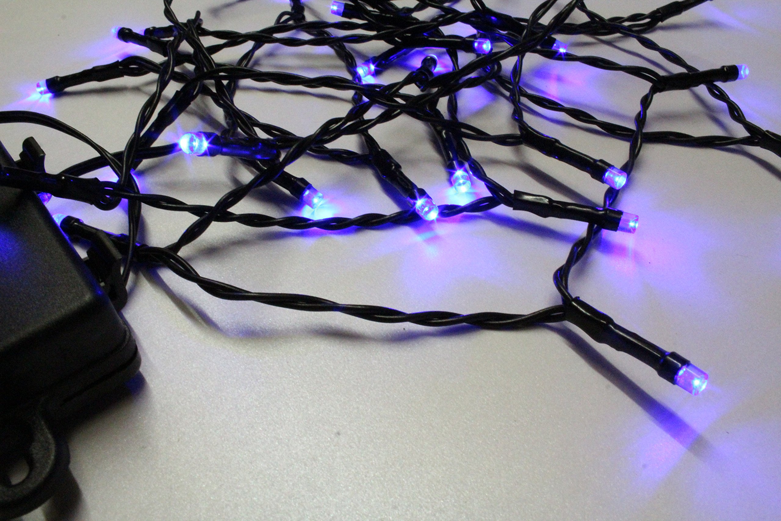 Best Artificial 30 Blue Led Outdoor Waterproof Battery 8 Multi-Function String Lights With Timer from B&Q