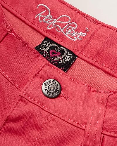 Miniatura 3 de Real Love Pantalones cortos de sarga súper elásticos para niñas