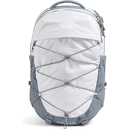 THE NORTH FACE Women's Borealis Commuter Laptop Backpack, TNF White Metallic Mélange/Mid Grey-NPF, One Size