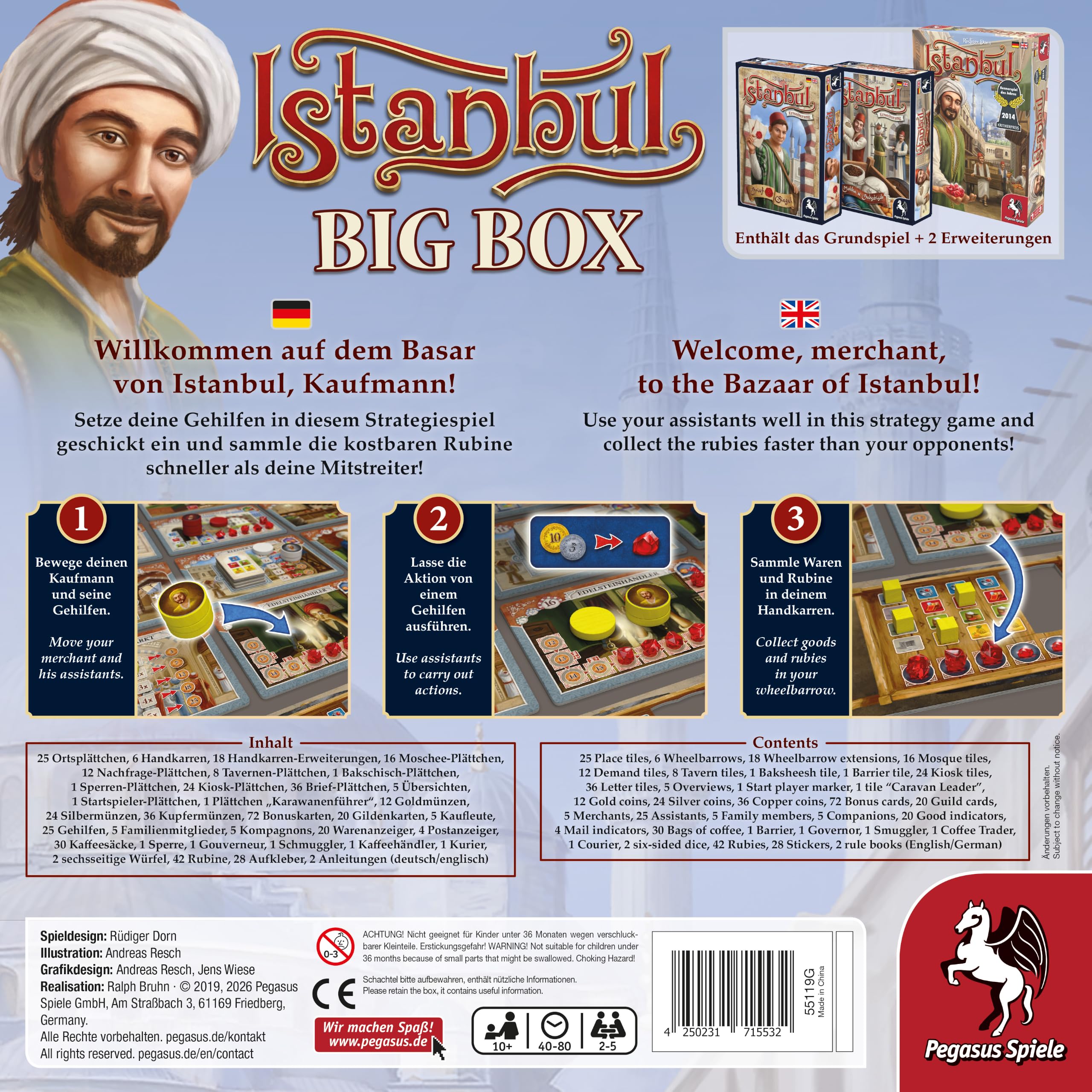Pegasus Spiele 55119G - Istanbul Big Box