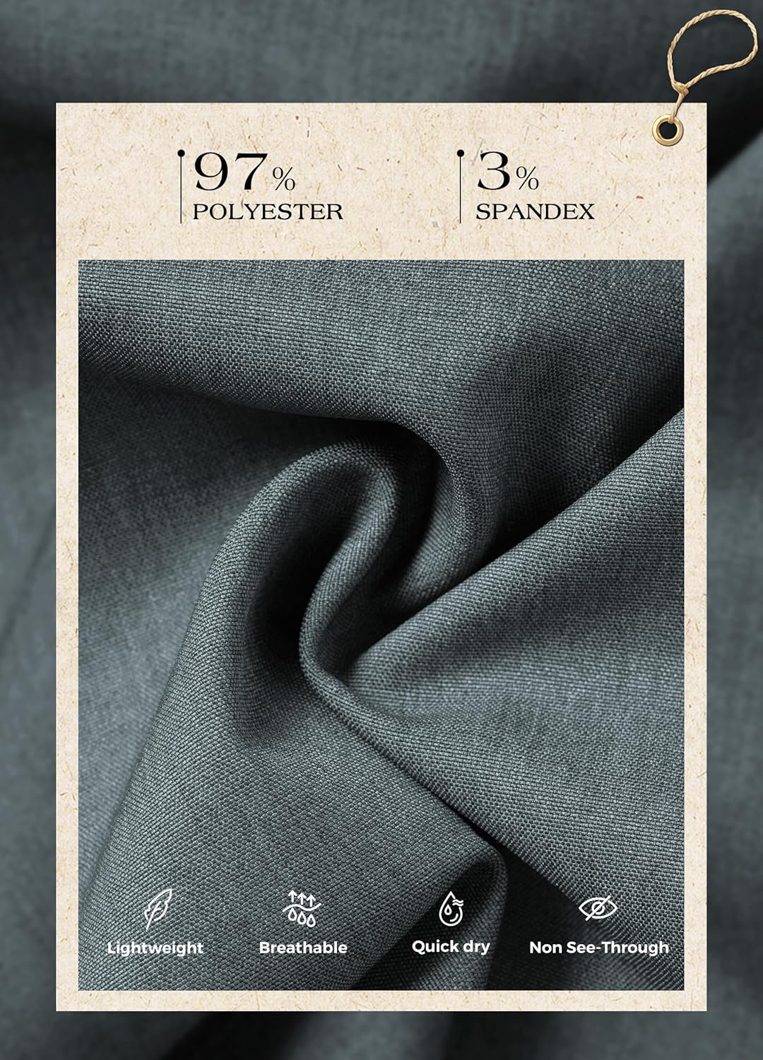 Women's Wide Leg Work Dress Pants High Waisted Casual Slacks Business Office Pants with Pockets 29"/31" - Image 5