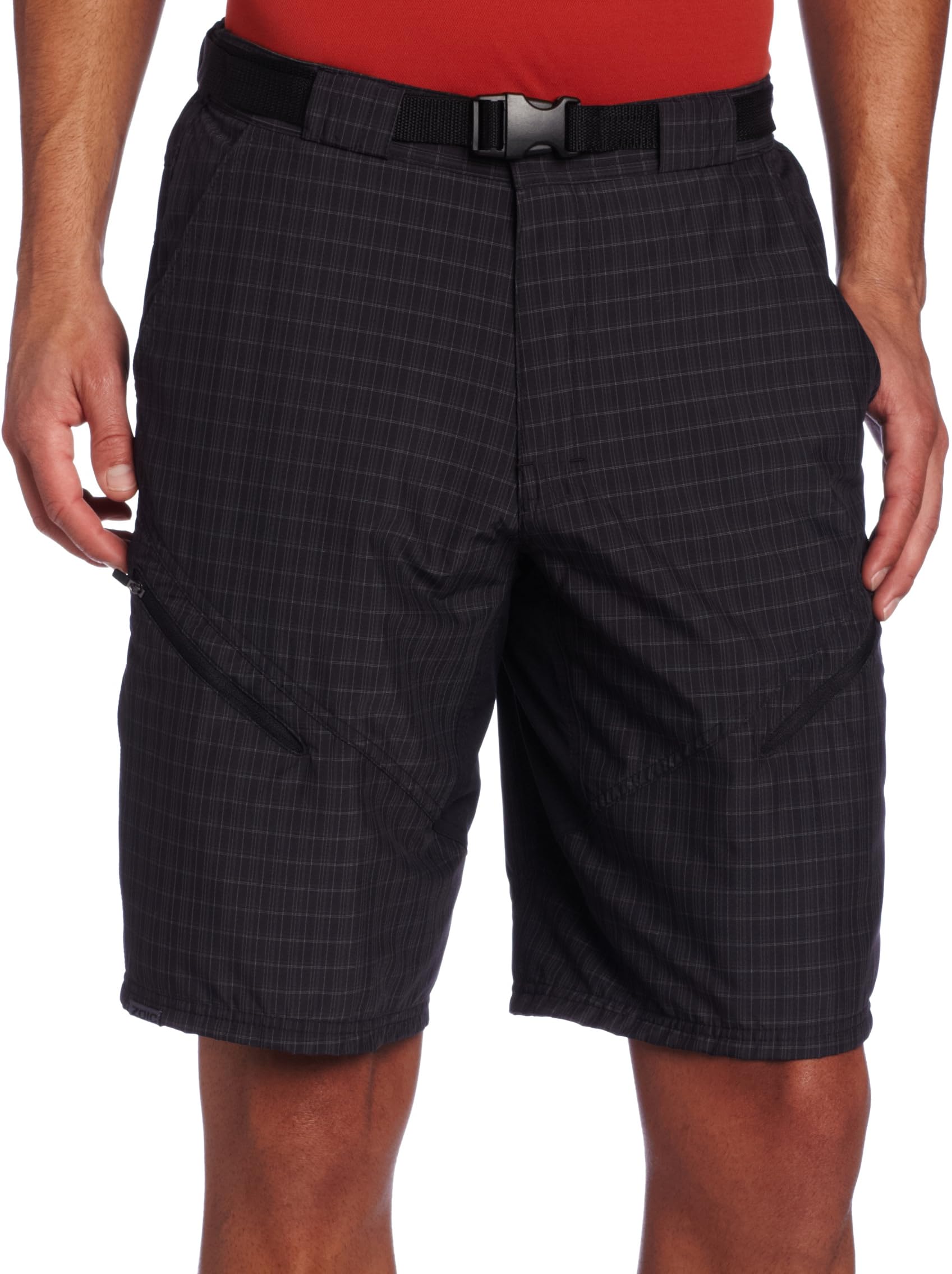 Zoic Men's Black Market Plaid Bike Shorts with RPL Liner