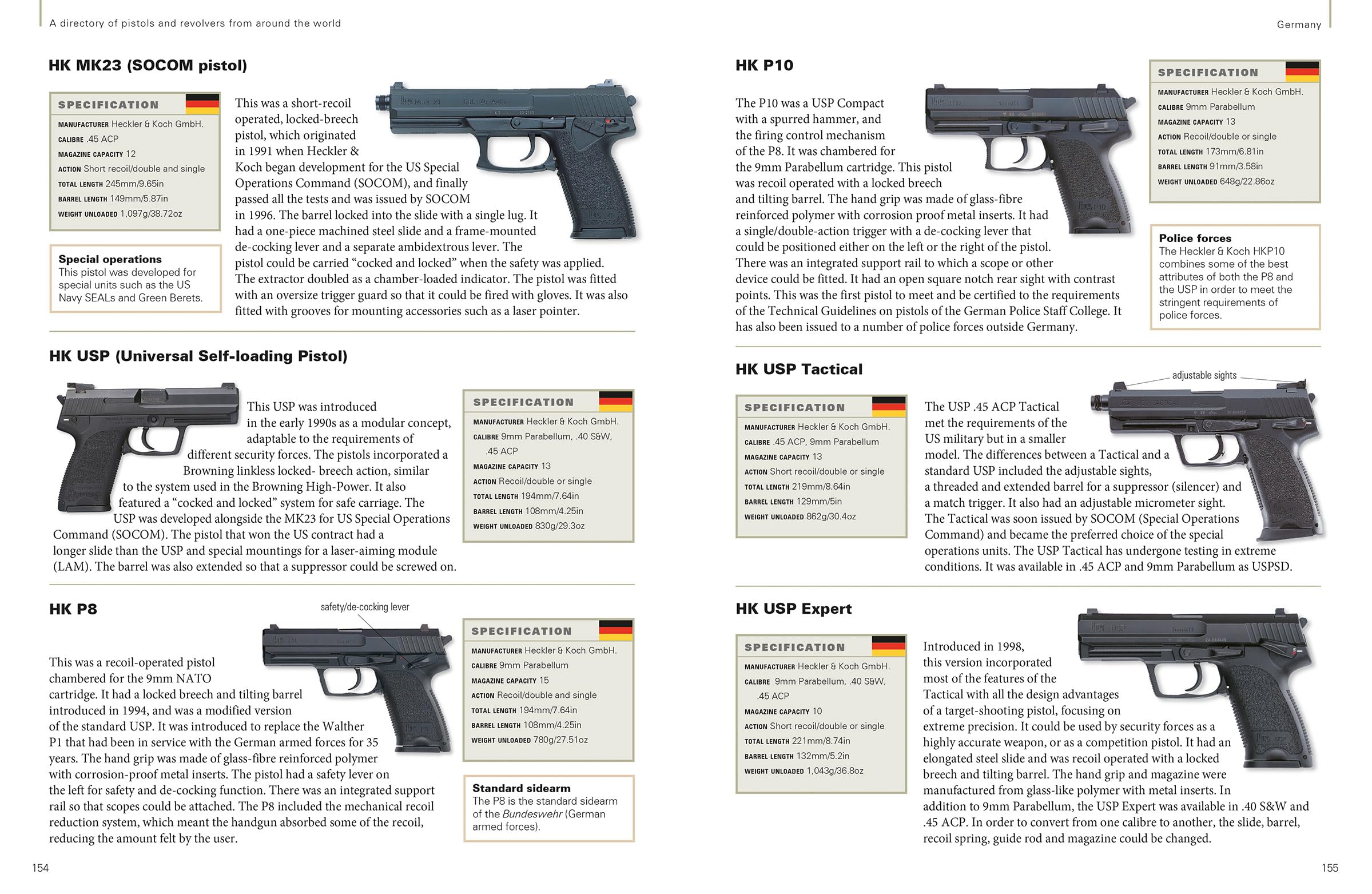 The World Encyclopedia of Pistols, Revolvers and Submachine Guns: An Illustrated Historical Guide to Over 500 Military, Law Enforcement and Antique Firearms