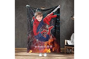 Personalised Customised Spider-Man Blanket USA Made