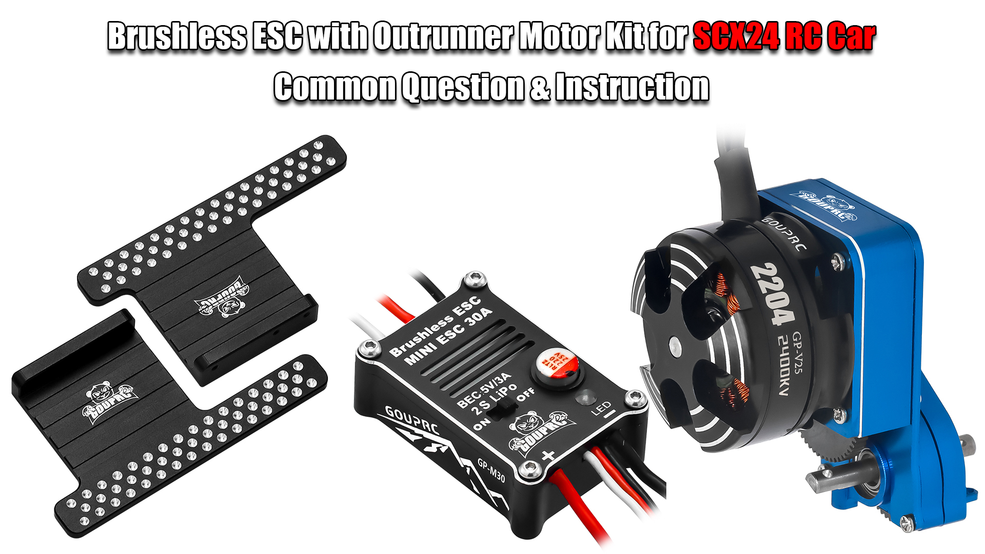 Amazon.com: GOUPRC Upgarde 30A Brushless Esc & 2204 2400KV