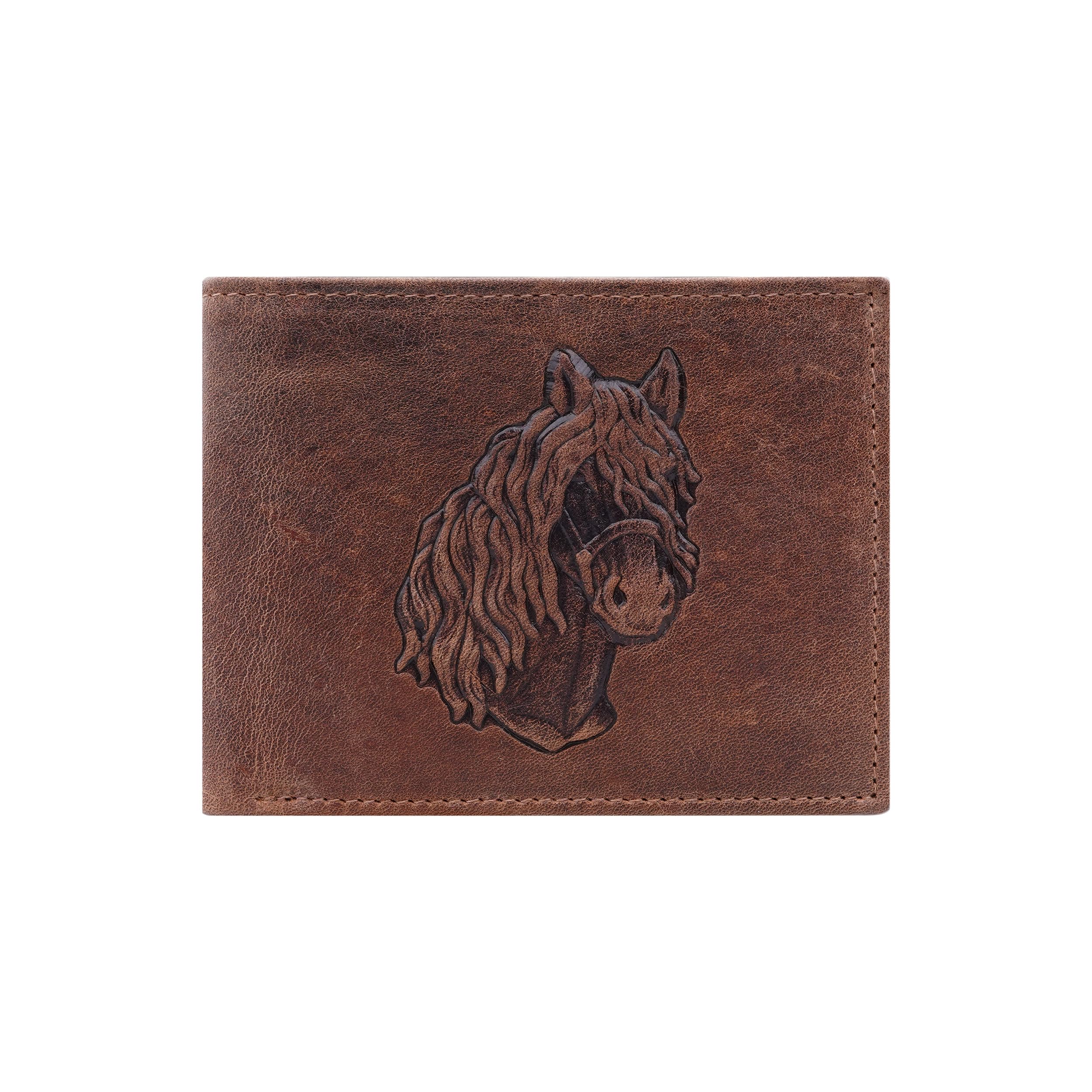 The Wallet Store Stallion Spirit Genuine Leather Wallet For Men
