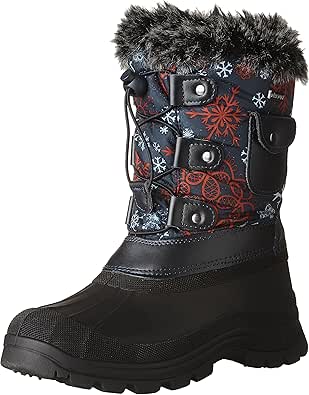 DREAM PAIRS Boys Girls Insulated Waterproof Snow Boots