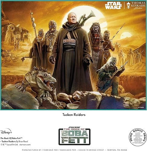 Miniatura 6 de Ceaco - Thomas Kinkade - El libro de Boba Fett - Tusken Raiders - Rompecabezas de 500 piezas