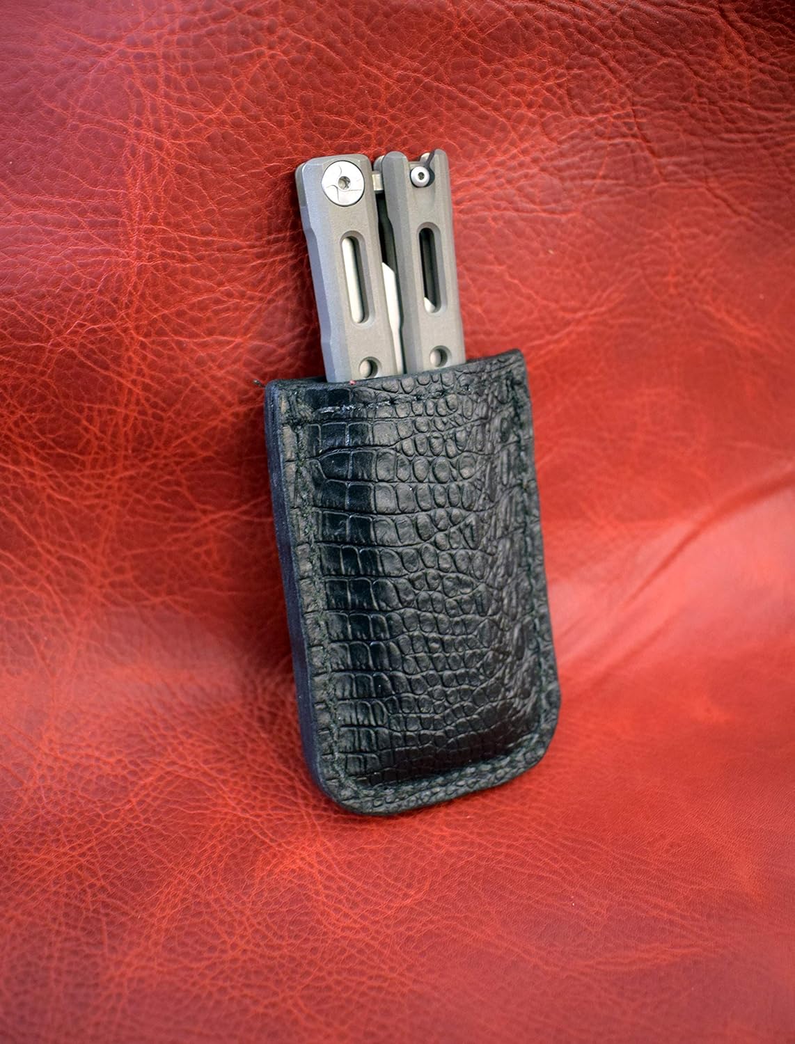 Leather Balisong Sheath