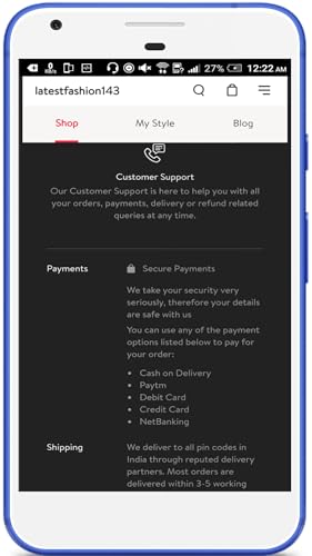 LATEST FASHION-143 Online Shopping Store (LF143)