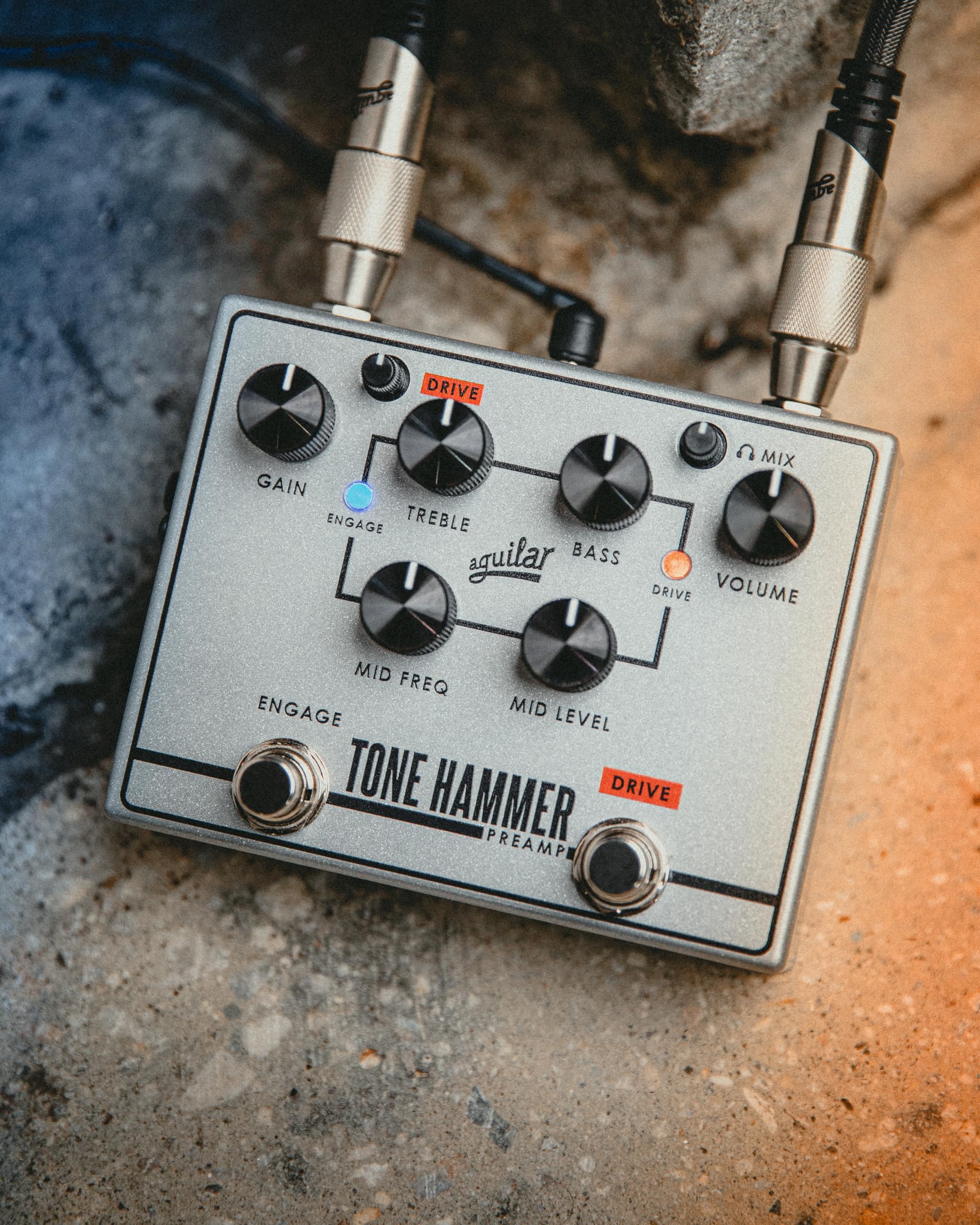 Aguilar THPREPEDAL - Tone Hammer Preamp DI Bass Guitar Foot Effect