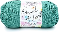 Vista 13 de Lion Brand Yarn 550-150 Hilo Pound of Love, Gris Oxford