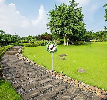 Buy Small Discreet Please Do Not Let Your Dog Pee On The Plants And 1ft Steel Post Mounted To Place In Your Lawn Or Garden