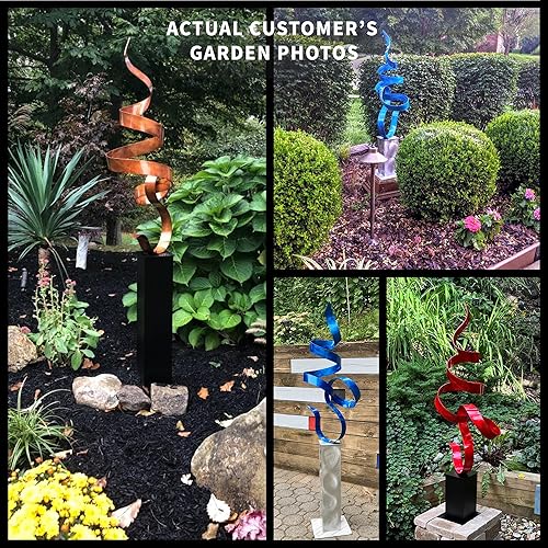 Miniatura 4 de Statements2000 Jon Allen - Escultura artística de metal, impresionante decoración para interiores y exteriores, decoración del hogar, estatua de