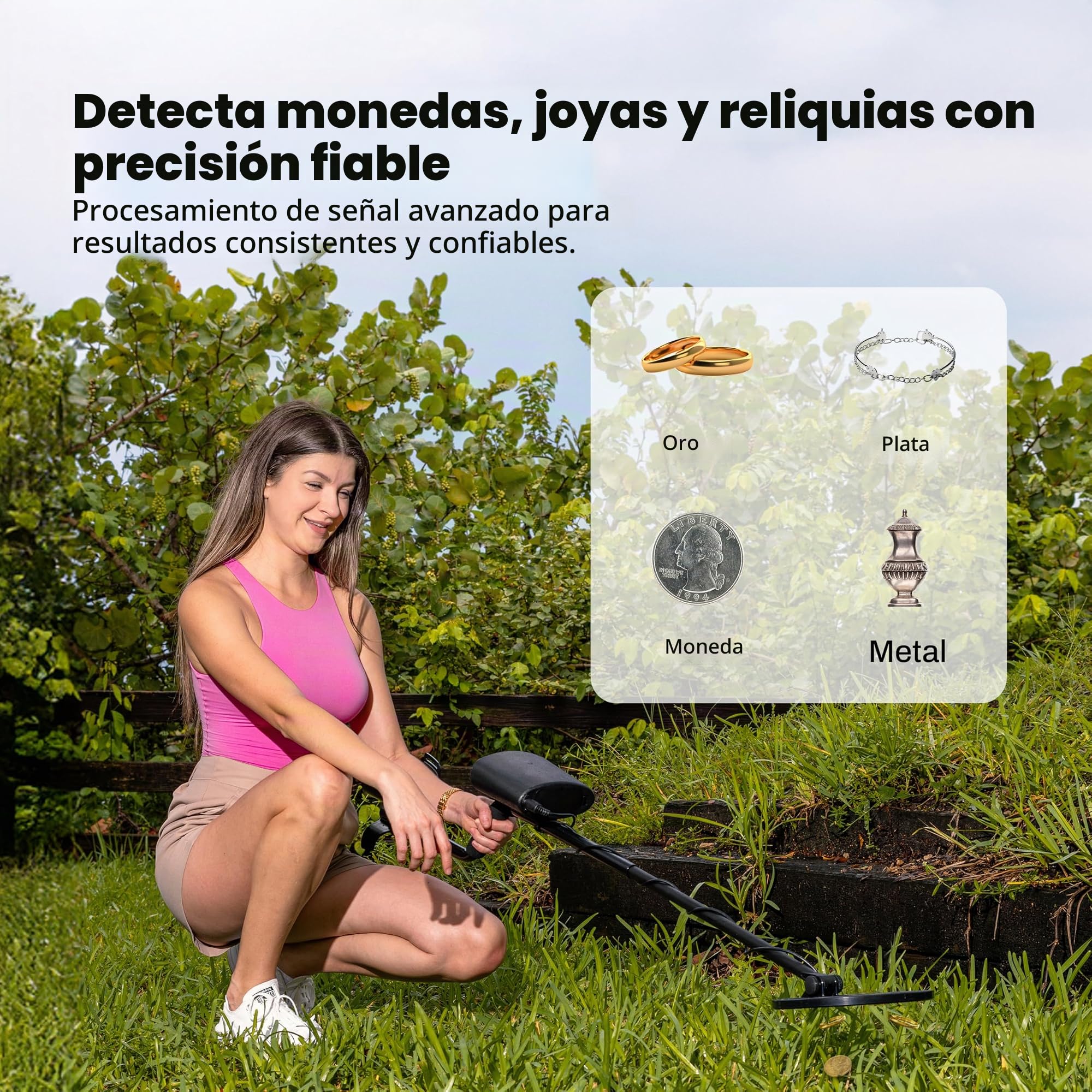 BOUNTY HUNTER TK4-PL - Detector de metales