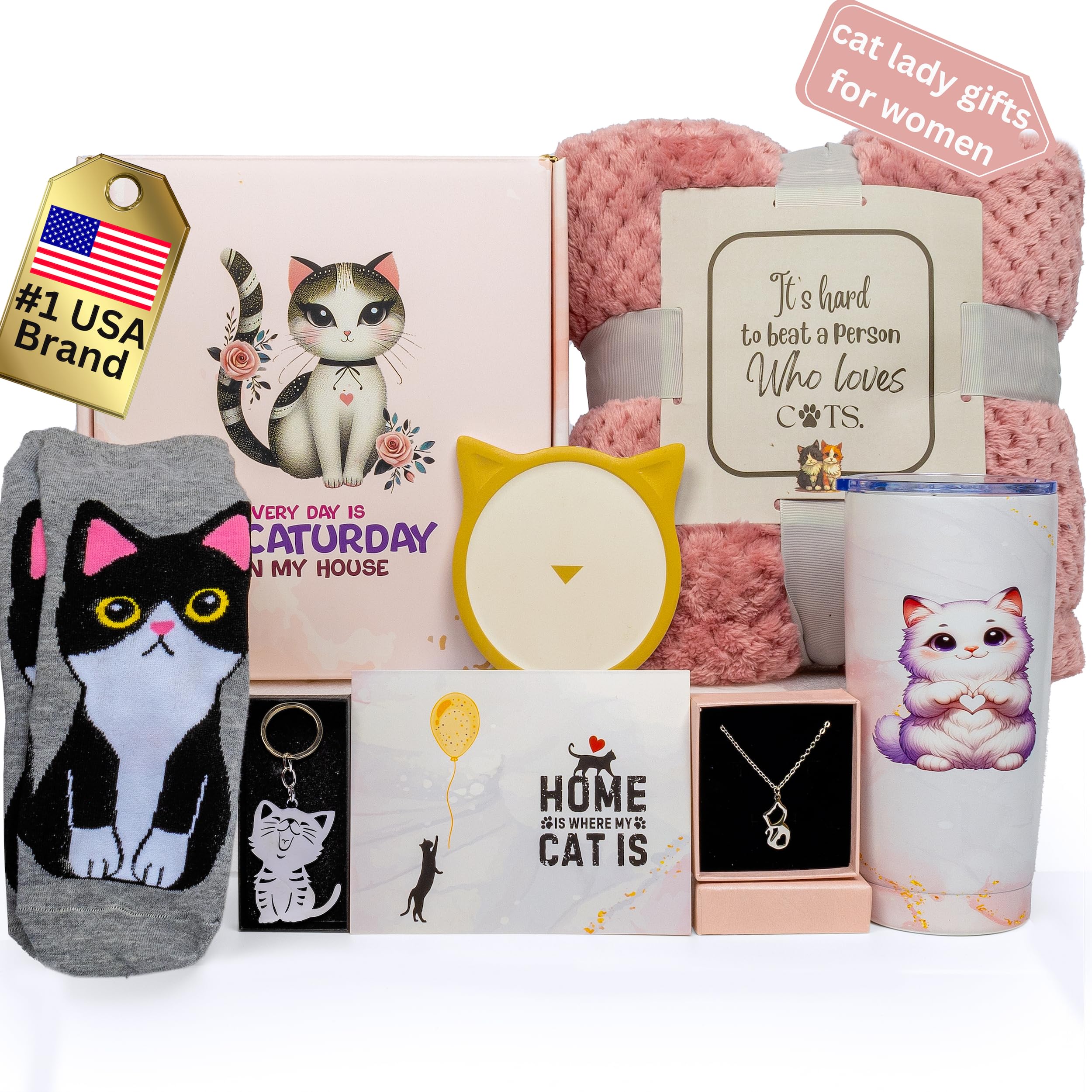 Luxury Cat Lover Gifts for Women Cool Crazy Cat Lady Gifts Cat Mom