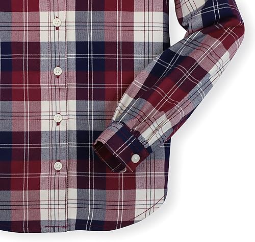 Miniatura 3 de Hope & Henry Blusa plisada de manga larga con botones para niña