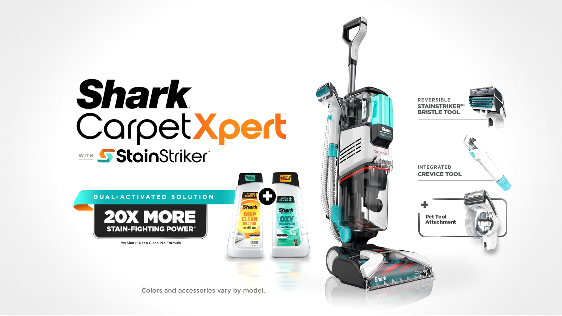 Shark Carpet Expert dual-activated solution vs Bissell steam cleaning technology