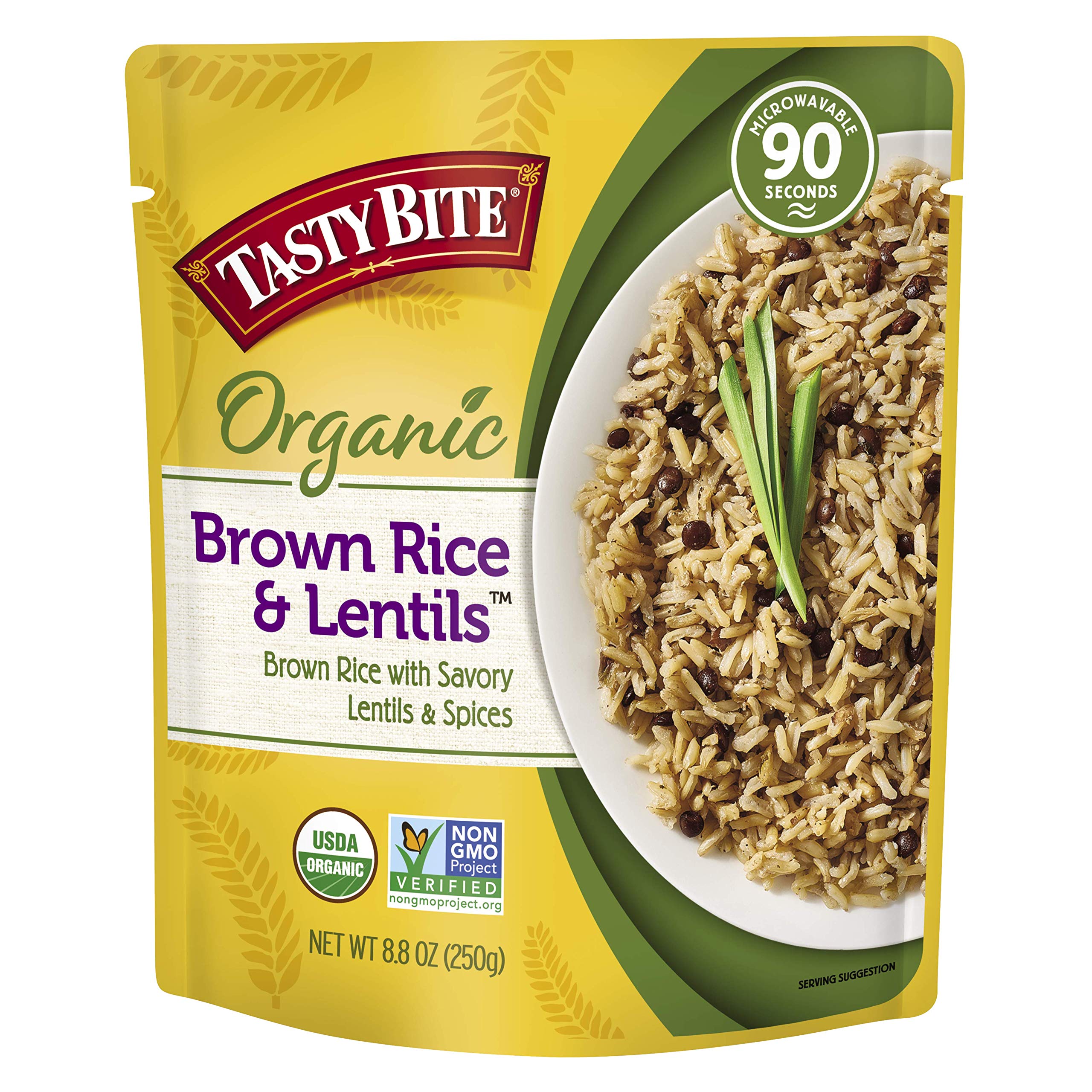 Tasty BiteGluten Free Microwaveable Brown Rice & Lentils 8.8 Oz. 180532