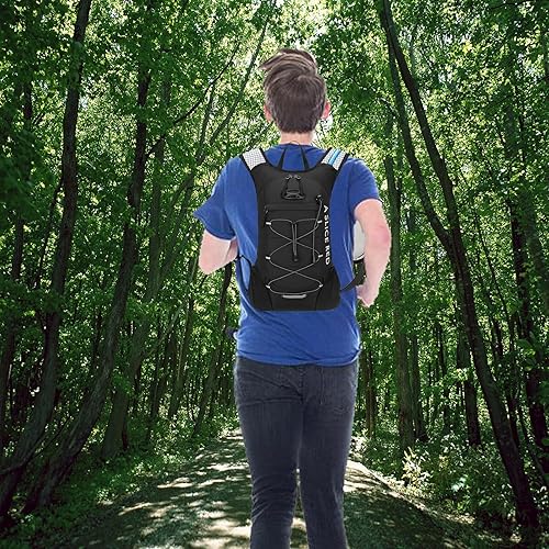 Miniatura 6 de Mochila de hidratación, mochila de agua para correr con vejiga de 2 L, mochila de agua hidráulica para hombres y mujeres, ciclismo, senderismo,