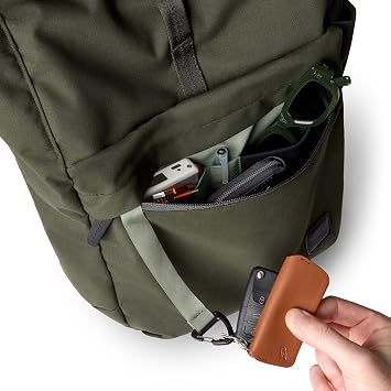 Bellroy Classic Rolltop (commuter backpack with 16 laptop sleeve, luggage pass-through, and two access points) - Olive