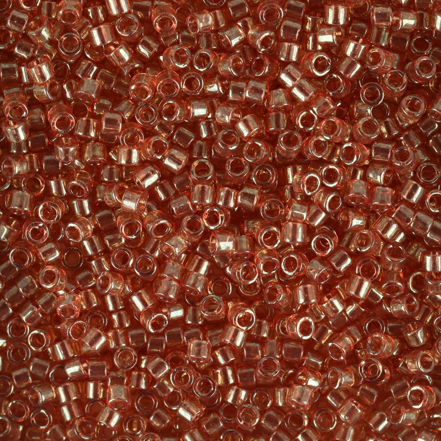 Miyuki Delica Seed Beads – Size 11/0 (1.6 mm), DB0121, Dark Topaz Gold Luster, 7.2 g, Approx. 1440 Beads, Made in Japan - Image 2