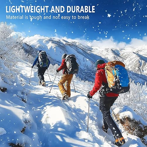 Miniatura 7 de Bastón de senderismo desmontable ligero para senderismo bastón de senderismo para hombre y mujer