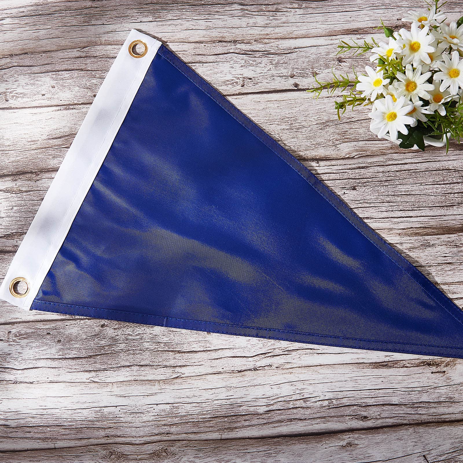 3 Nylon Wimpel Blanko 30,5x45,7cm - Bootsflaggen Mit Metallösen