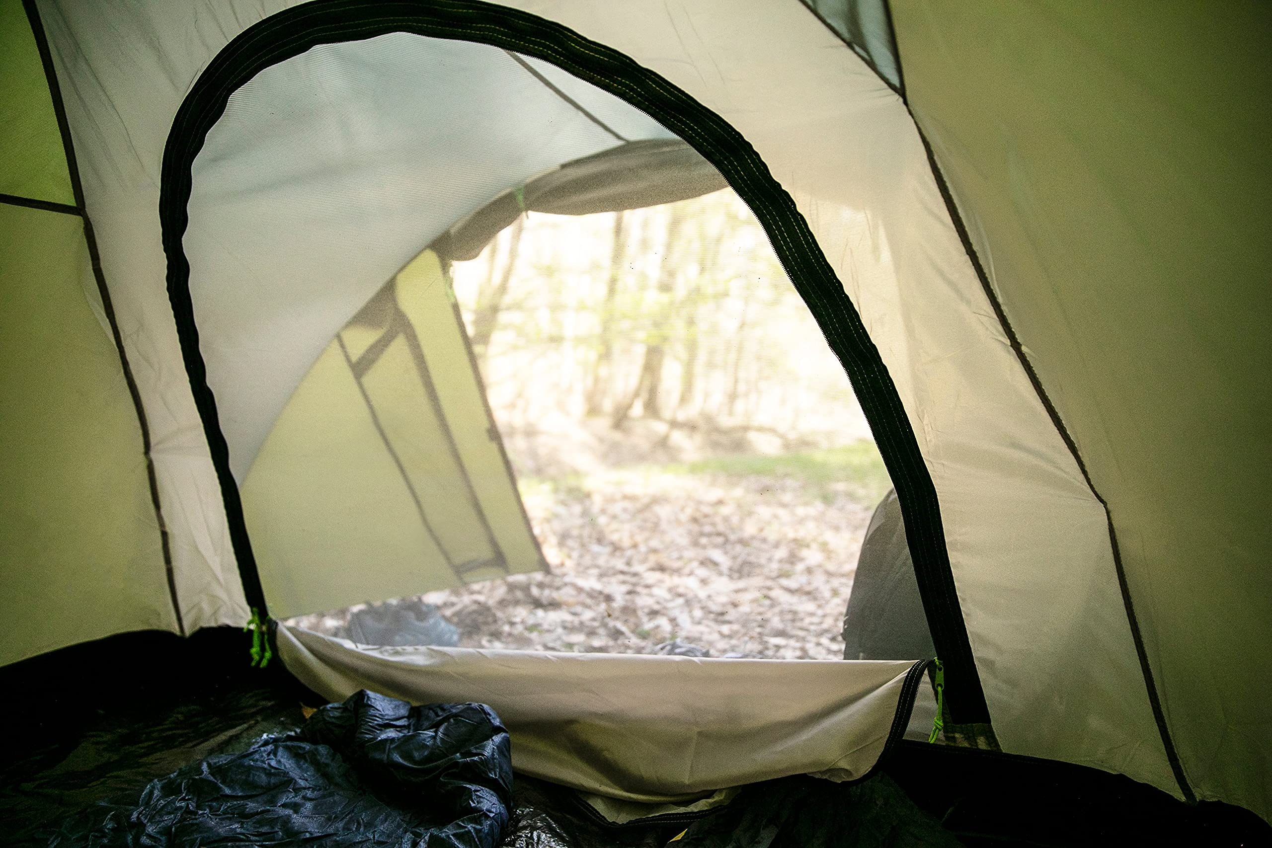 peme Leśny namiot kopułowy, wodoodporny namiot kempingowy dla 2-3 osób, lekki namiot rodzinny, na trekking, kemping, wędrówki i festiwale na świeżym powietrzu, z 2 wejściami